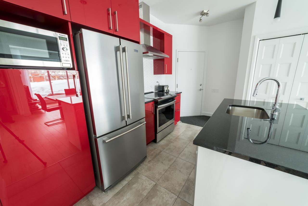 Aux Havres Urbains - Le Penthouse Du Kameleon Apartamento Quebeque Exterior foto