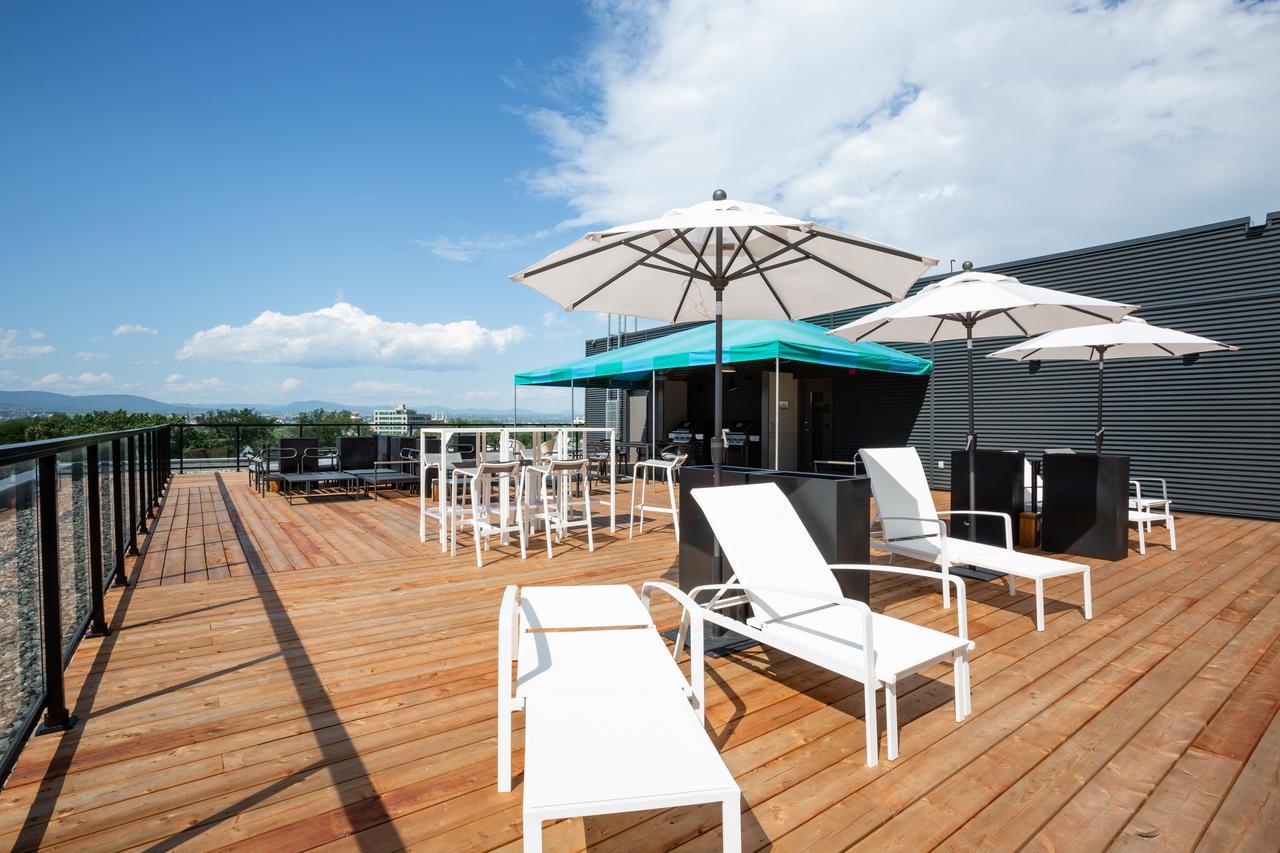 Aux Havres Urbains - Le Penthouse Du Kameleon Apartamento Quebeque Exterior foto